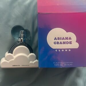 Ariana Grande Holographic Perfume with Blue and Pink Hues